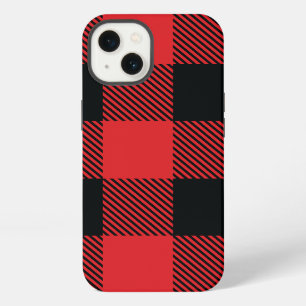 Buffalo Karo Weihnachtsrot und Schwarz Kariert iPhone 13 Hülle