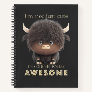 Buffalo konzentrierte Phantastische Niedlich Adora Notizbuch