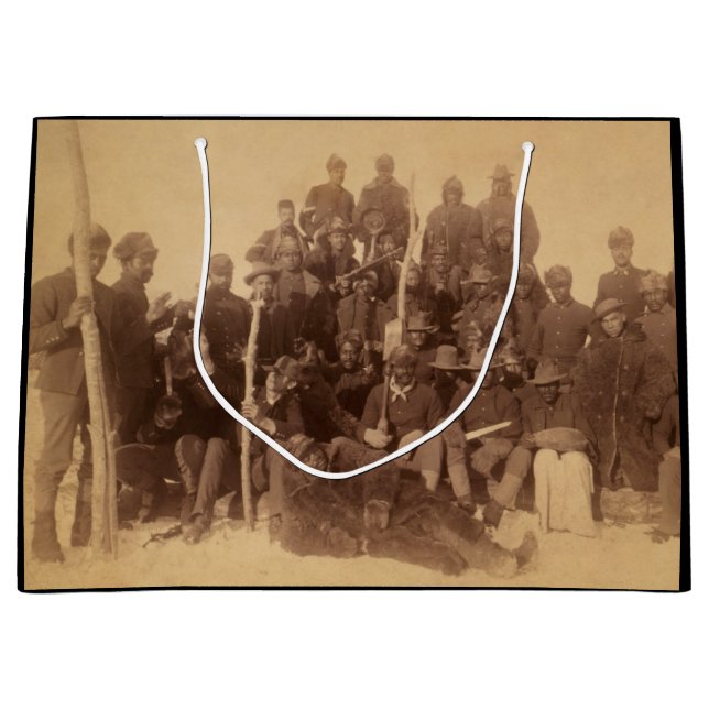 Buffalo-Krieger: Amerikanische Kampferei Große Geschenktüte (Vorderseite)