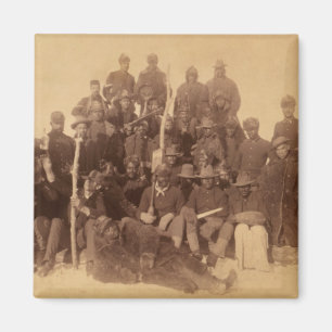 Buffalo-Krieger: Amerikanische Kampferei Magnet