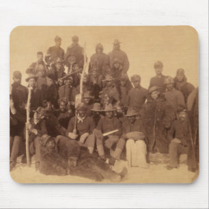 Buffalo-Krieger: Amerikanische Kampferei Mousepad