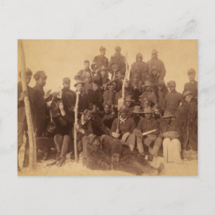 Buffalo-Krieger: Amerikanische Kampferei Postkarte