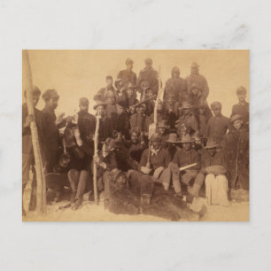 Buffalo-Krieger: Amerikanische Kampferei Postkarte