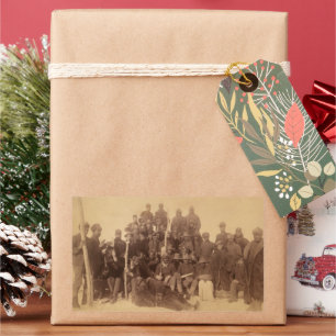 Buffalo-Krieger: Amerikanische Kampferei Rechteckiger Aufkleber