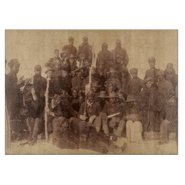 Buffalo-Krieger: Amerikanische Kampferei Schneidebrett (Vorderseite)