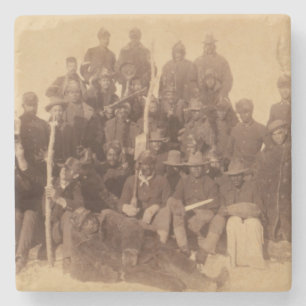 Buffalo-Krieger: Amerikanische Kampferei Steinuntersetzer