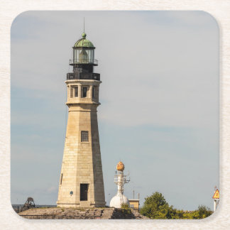 Buffalo Lighthouse Rechteckiger Pappuntersetzer