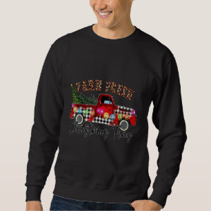 Buffalo-LKW landwirtschaftliche frische Weihnachts Sweatshirt
