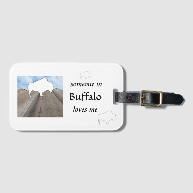 Buffalo Love 21 Gepäckanhänger (Vorderseite (Horizontal))