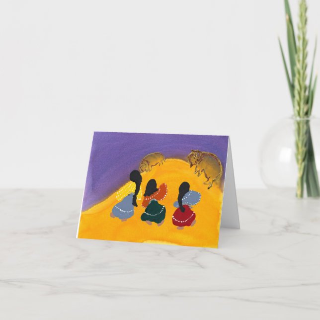 Buffalo Magic Card Dankeskarte (Vorderseite)