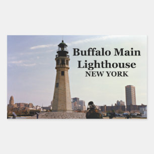 Büffalo Main Lighthouse, New York Stickers