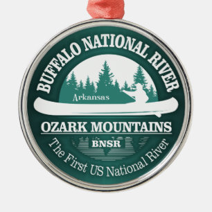 Buffalo National River (Kanu) Ornament Aus Metall