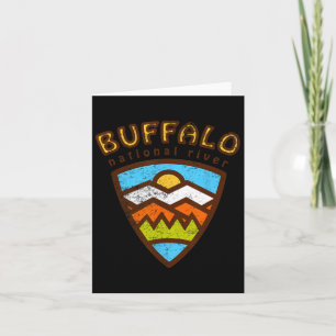 Buffalo National River Wandern T-Shirt - Vintage A Karte