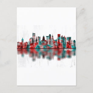 Buffalo New York Feiertagspostkarte