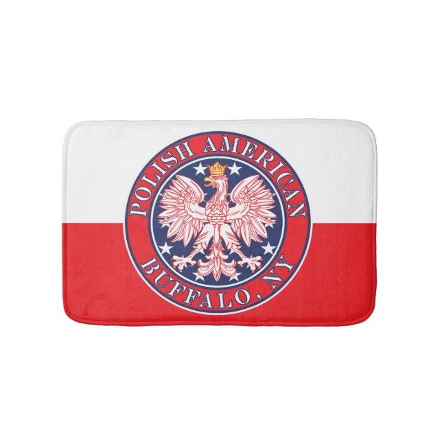 Buffalo New York Polish Badematte (Vorderseite)