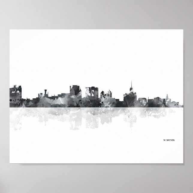 BUFFALO NEW YORK SKYLINE POSTER (Vorne)