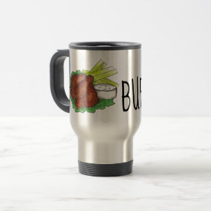 BUFFALO New York Spicy Chicken Wings Feinschmecker Reisebecher