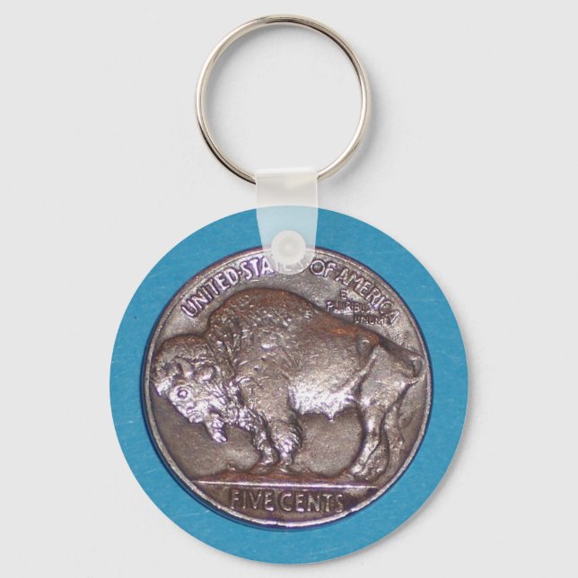 Buffalo Nickel 2 Schlüsselanhänger (Vorderseite)