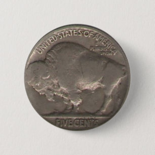 Buffalo-Nickel Button