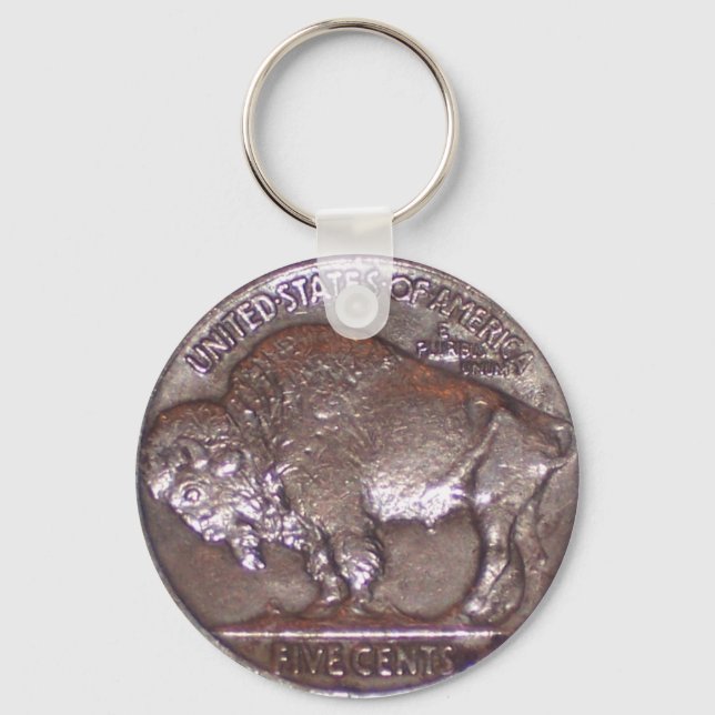 Buffalo Nickel Schlüsselanhänger (Vorderseite)
