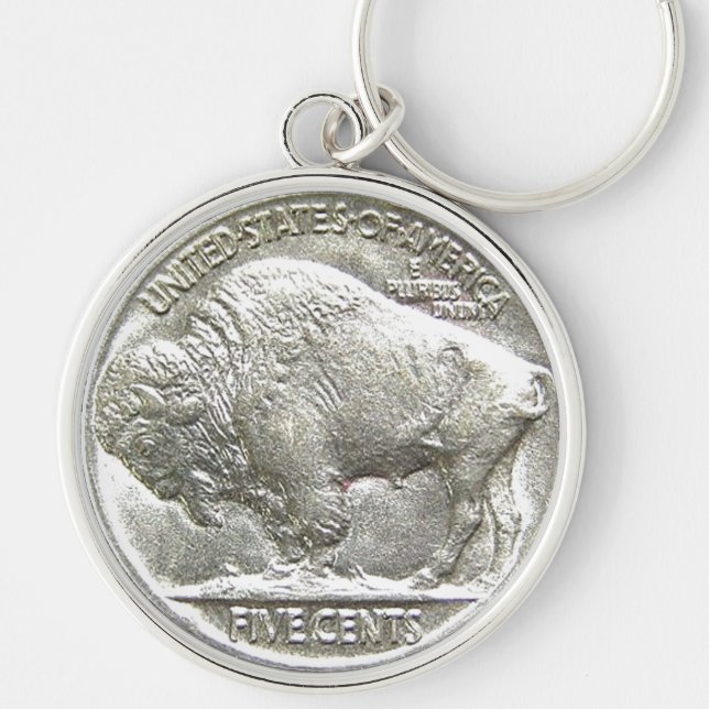 BUFFALO NICKEL SCHLÜSSELANHÄNGER (Vorne)