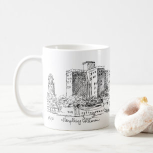Buffalo NY Marine Drive Apartments Brutalist Coffe Kaffeetasse