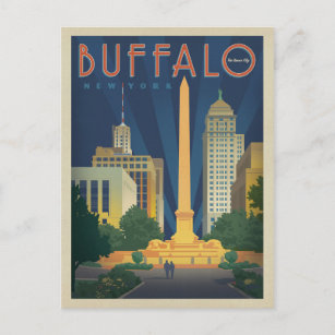Buffalo, NY Postkarte