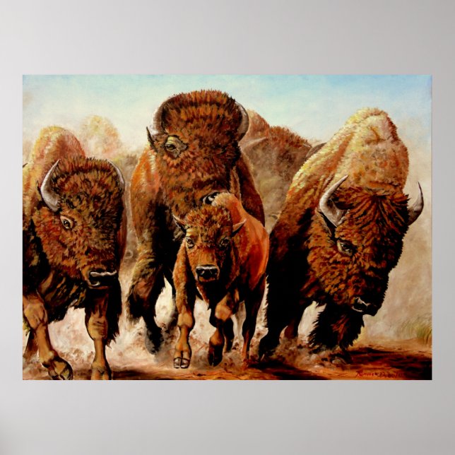 Buffalo "On the Run" Poster (Vorne)