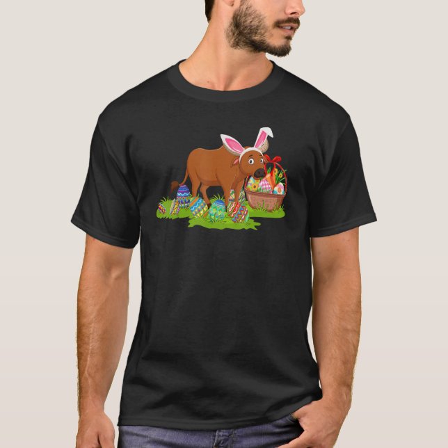 Buffalo Ostereier Jagd Bunny Buffalo Ostern Su T-Shirt (Vorderseite)
