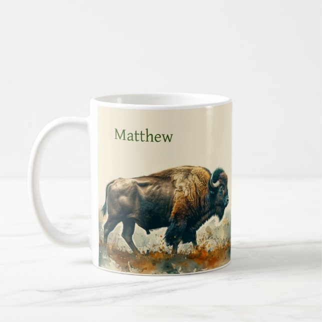 Buffalo Personalisiert Coffee Tasse (Links)