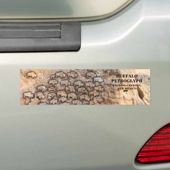 BUFFALO PETROGLYPH - KANYONEN SPRECHEN, NEUER MEXI AUTOAUFKLEBER (Auf Auto)