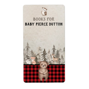 Buffalo Pläd Woodland Books for baby