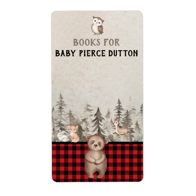 Buffalo Pläd Woodland Books for baby (Vorne)