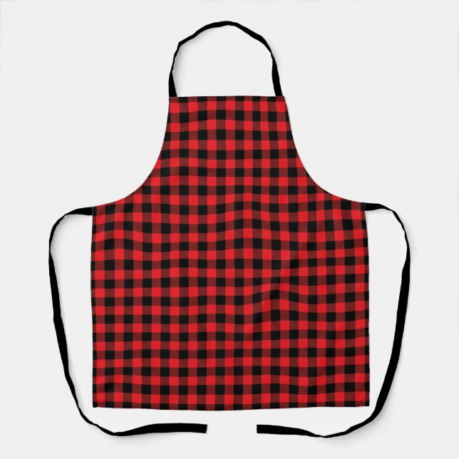 Buffalo Plaid Apron Schürze (Vorderseite)