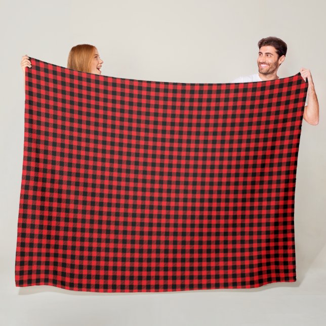 Buffalo Plaid Fleece Blanket (Beispiel)