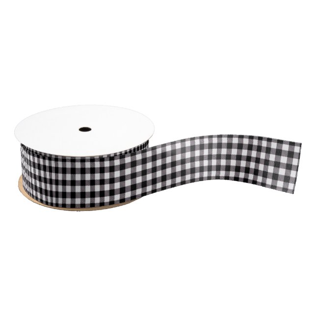 Buffalo Plaid Grosgrain Ribbon Ripsband (Spule)