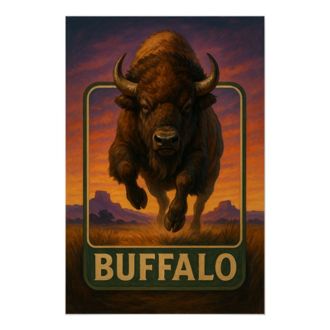 Buffalo Poster (Vorderseite)
