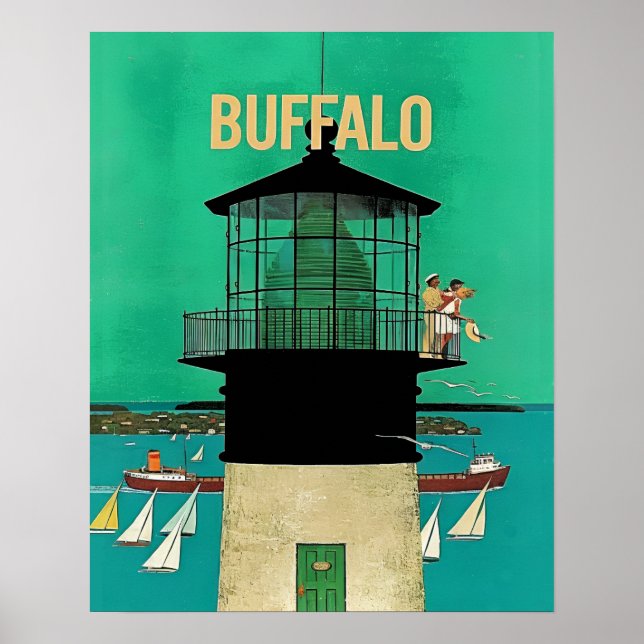 Buffalo Reiseplakat  Poster (Vorne)