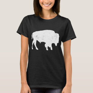 Buffalo Retro Bison Animal Lover Men Wo T-Shirt