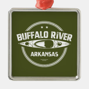 Buffalo River, Arkansas Ornament Aus Metall