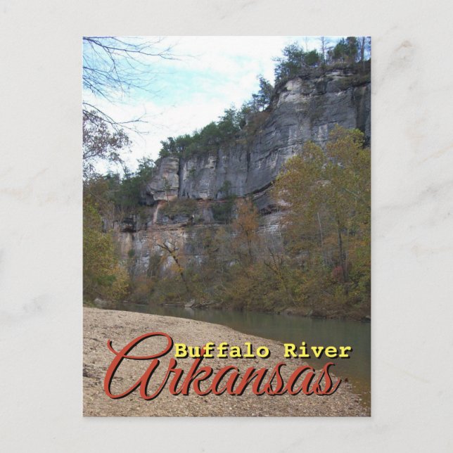 Buffalo River, Arkansas Reisefotografie Postkarte (Vorderseite)