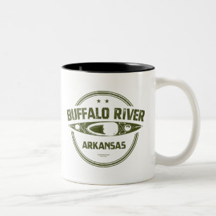 Buffalo River, Arkansas Zweifarbige Tasse