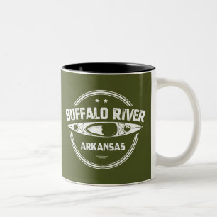 Buffalo River, Arkansas Zweifarbige Tasse