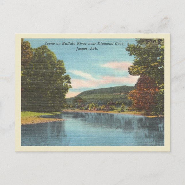Buffalo River in Arkansas Vintage Szene Postkarte (Vorderseite)