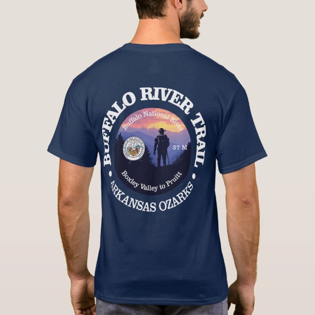 Buffalo River Trail (rd2) T-Shirt (Rückseite)