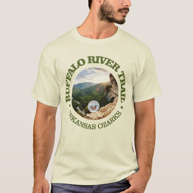 Buffalo River Trail (rd) T-Shirt (Vorderseite)