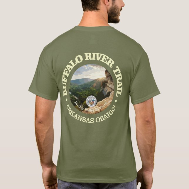 Buffalo River Trail (rd) T-Shirt (Rückseite)