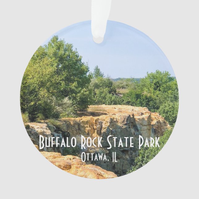Buffalo Rock Staat Park Ornament (Vorderseite)