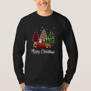Buffalo Rot Kariert Christlich frohe Weihnachten d T-Shirt
