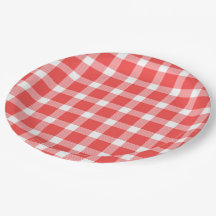 Buffalo Rot-Weiß Karo Feiertags-Picknick Klassiker